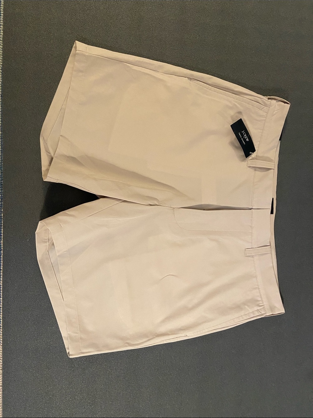 J. Crew Men’s Flat-Front Chino Shorts - Light Khaki